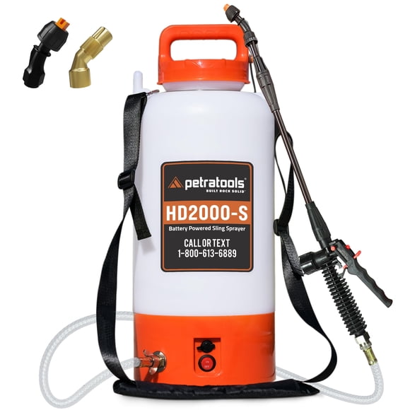 Pulverizador con batería PetraTools HD2000-S 8L con batería