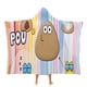thumbnail image 1 of Manta Capa con Capucha Desmarcar Pou 100x130cm, 1 of 6
