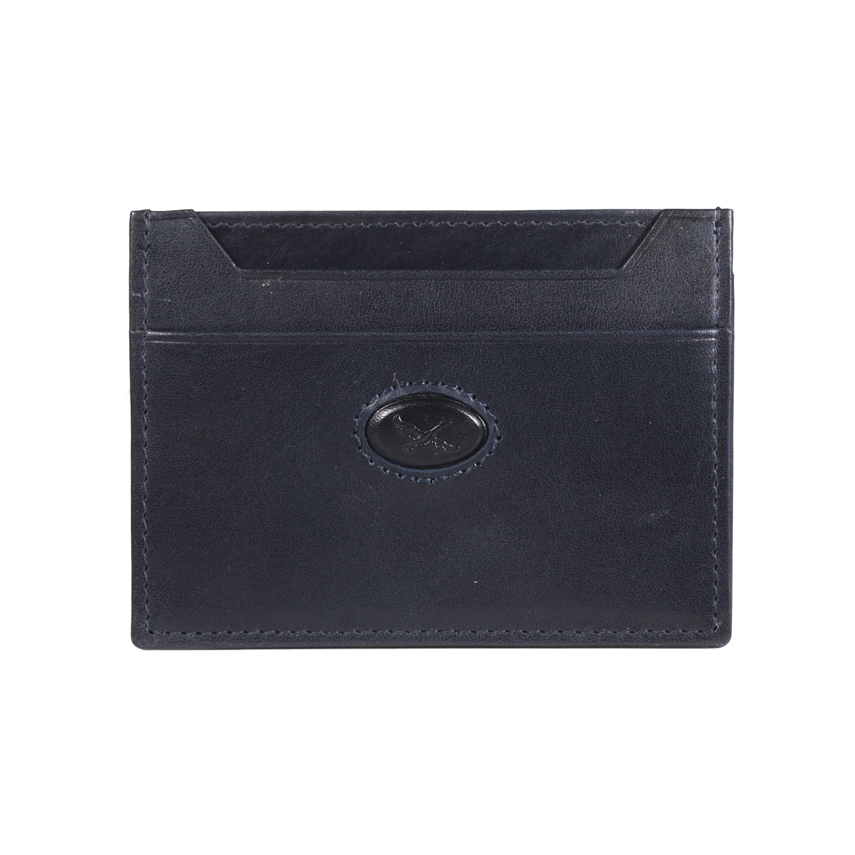 Tarjetero De Cuero Hombre Gino Rodinis Bolonia 1173 Azul