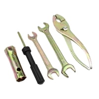 Magideal - Kit De 5 Herramientas Para Motocicleta, Herramienta De Extracción De Bujías, Herramientas De Reparación, Llaves Inglesas Y Destornillador Para Vfr750,