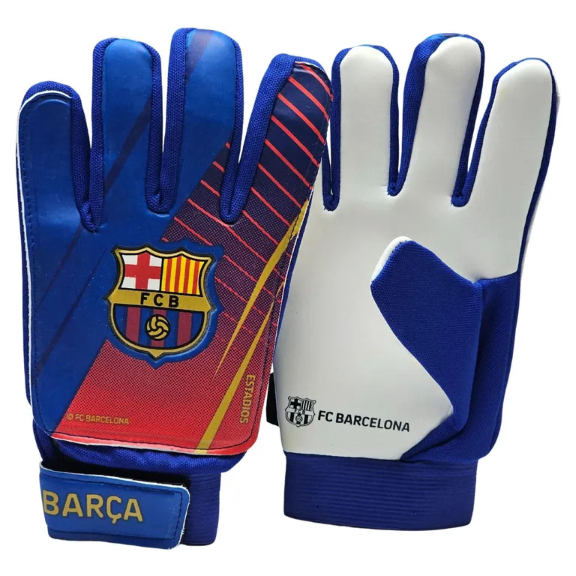 Guantes Arquero Barcelona Niño Licencia Original Drb