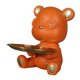 thumbnail image 2 of Bandeja De Almacenamiento De Osos, Estatua De Escritorio, Contenedor De Artículos Diversos, Escultura De Moda, Naranja, 2 of 5
