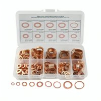 Genérico - Set 200 Pcs De Arandelas O Sellos De Cobre Diferente Medida