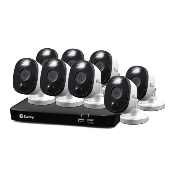 Sistema de cámaras de seguridad Swann 1080p Full HD 8Ch 8Cam 1TB