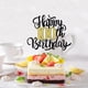 thumbnail image 5 of Decoración para tartas Leetaivie Happy 100th Birthday con purpurina negra y dorada, 5 of 6