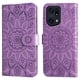 thumbnail image 1 of Funda tipo cartera FOXDOCK para OPPO Find X5 Pro , diseño girasol en relieve, cuero PU, cierre magnético, soporte y tarjetero, 1 of 5