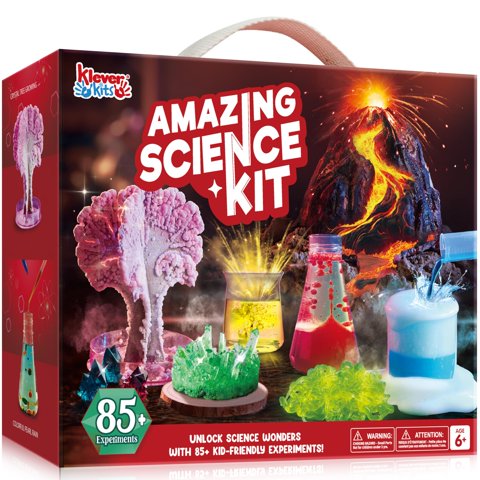 Kit Científico Klever Kits Increíbles Más De 85 Experimentos 6 A 8 Años