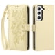 thumbnail image 2 of Funda Billetera Floral en Relieve samsung galaxy S22 PLUS con Tarjetero y Cremallera Blanco, 2 of 6