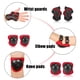 thumbnail image 5 of REGALWOVEN 6PCS Conjunto de Equipo de Protección para Patinaje Rodilleras Coderas Muñequeras Soporte Protector Rojo, 5 of 6