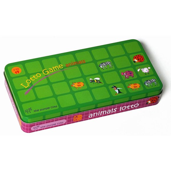 Juego de lotería de animales The Purple Cow Memoria y asociación 3+