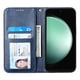thumbnail image 2 of Funda Flip FOXDOCK para Samsung Galaxy S24 FE , Estilo Billetera con Diseño Rombo, Correa de Mano y Soporte, Uso Diario, 2 of 6