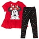 thumbnail image 1 of Conjunto para Niñas Disney Minnie Mouse con Remera Peplum y Leggings, 1 of 9