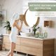 thumbnail image 5 of Juego de accesorios de baño Towoaafu Green Glass, 5 piezas, 5 of 7
