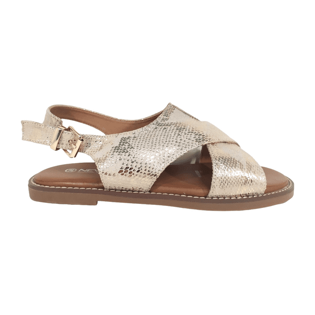 SANDALIAS NEW WALK DORADO MUJER 6Z7035-21-W0 - Talla 37