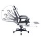 thumbnail image 4 of Silla Gamer Reclinable 150° con Reposapiés Blanco Negro, 4 of 6