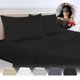 thumbnail image 1 of JUEGO DE SABANAS QUEEN 150X200 CM OKAERI negro 2 PLAZAS, 1 of 8