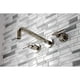 thumbnail image 5 of Grifo de pared para bañera Kingston Brass Milano, níquel pulido, 5 of 7