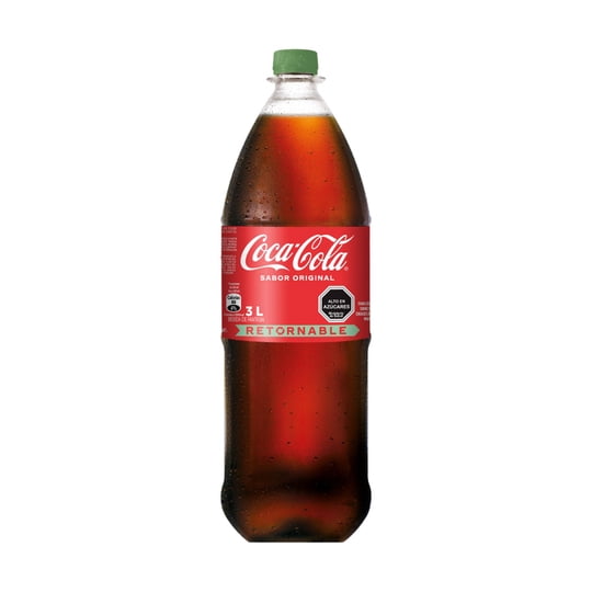 Bebida Original Botella Retornable 3 L Coca-Cola
