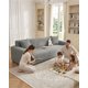 thumbnail image 3 of Funda Para Sofa 3 Cuerpos Diseño Moderno De Polar, 3 of 6