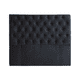 thumbnail image 1 of Respaldo Super King Piso Capitone Premiun 200x140 Cm Negro Felpa, 1 of 3