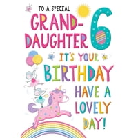 Tarjeta De Felicitación Regal Publishing Para Menores De 6 Años Y Nieta