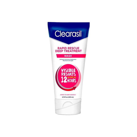 Limpiador facial Clearasil Rapid Rescue tratamiento profundo para el acné 200 mL