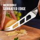 thumbnail image 5 of Cuchillo para Queso Cutluxe 13 cm de hoja serrada con punta dentada, 5 of 9