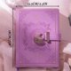 thumbnail image 2 of Diario MGGAO 13,5 × 18 cm Rayado con Cierre Bloqueable Rosa Floral, 2 of 6