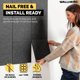 thumbnail image 2 of Tablero de pines WallHero 150 cm x 91 cm - Azulejos de fieltro negro (15 unidades), 2 of 6