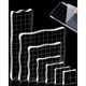 thumbnail image 1 of FIVEIZERO 7 bloques acrílicos para sellos con líneas de cuadrícula y borde de encaje, 1 of 3