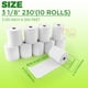 thumbnail image 2 of Papel térmico TK Thermal King 3,125 x 70 m para caja registradora, 2 of 8