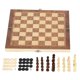 thumbnail image 5 of Ajedrez Y Damas De Madera 3 En 1 Handcraft Backgammon Piezas De Ajedrez Juego De Viaje 24x24cm, 5 of 5
