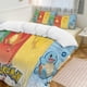 thumbnail image 3 of Comforter Set Queen Size Pokmon - Pokemon Sports Set with 2 Pillowcases for All SeasonsBedding Set 3pcs for Kids Boys Girls Bedroom Decor Bed Sheets, 3 of 5