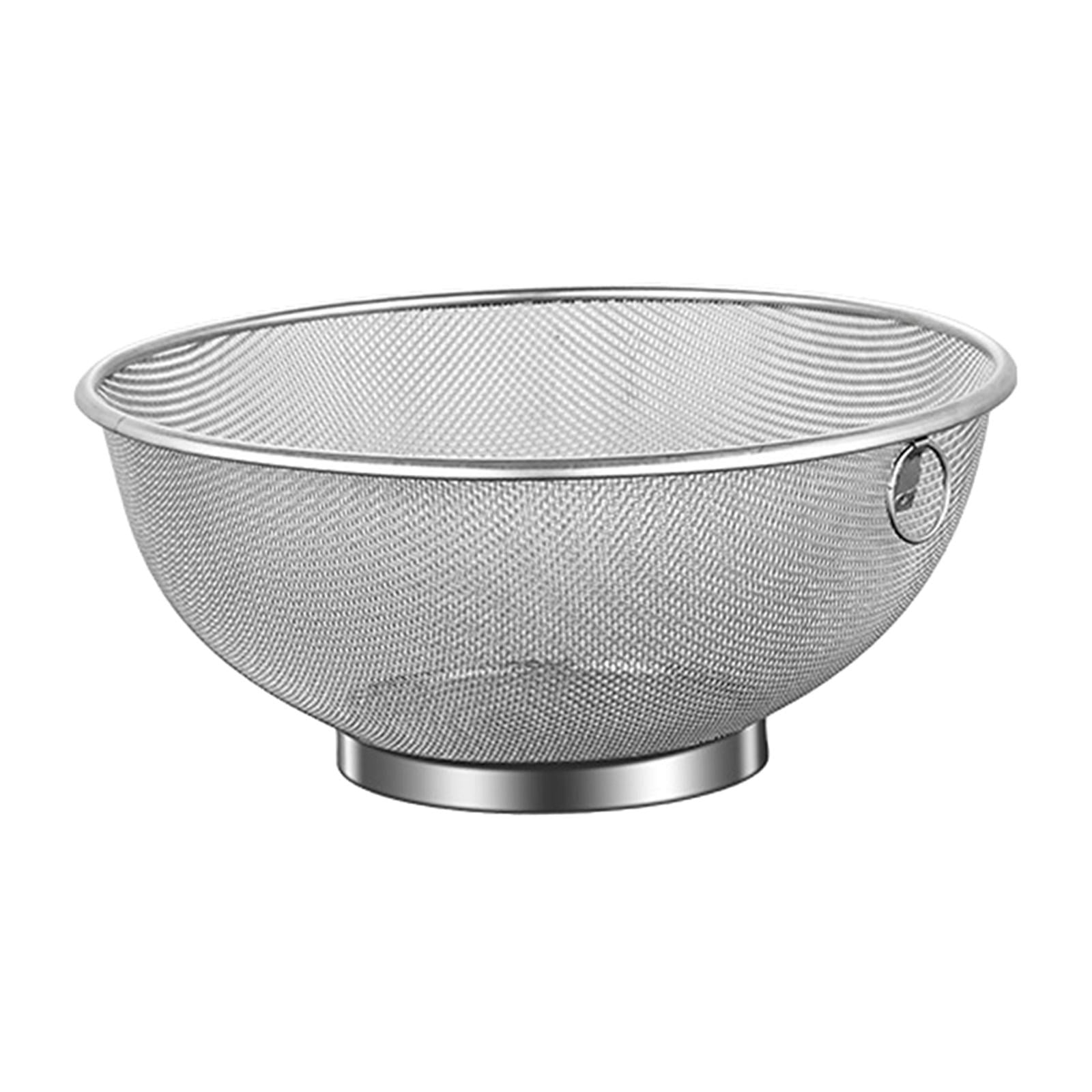 Bothyi - Colador De Malla Fina De Acero Inoxidable, Frutero Para Comedor, Cocina, 25cm