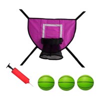 Ioensy - Juego De Aro De Baloncesto Con Trampolín, Suave, Accesorios Para Entrenamiento, Baloncesto Verde