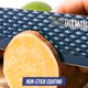 thumbnail image 2 of Juego de cubiertos de acero inoxidable antiadherente Blue Diamond Sharp Stone, 2 of 5