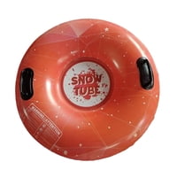 Ioensy - Tubo De Nieve Inflable Portátil De Regalo Con Asas Para Esquiar Al Aire Libre Navidad Rojo