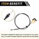 thumbnail image 5 of REGALWOVEN 1 Pcs Cable de Liberación del Pestillo del Capó para Ford Ranger 98-11 para Ford Explorer Sport 01-03 Cable de Control de Bloqueo del Capó No.1L5Z16916AA, 5 of 6