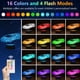 thumbnail image 2 of Lámpara LED 3D para coche con 16 colores y control remoto, 2 of 8