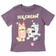 thumbnail image 4 of Camiseta Bluey Bingo para niños pequeños, paquete de 3, gris/amarillo/verde, 5T, 4 of 7