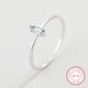 thumbnail image 3 of Exquisite 925 Silver Plated Zircon Ring for Women - Perfect for Casual Wear and Everyday Style, 3 of 5