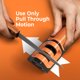 thumbnail image 4 of Afilador de cuchillos Sharp Pebble Orange Ninja Mini con abridor, 4 of 7