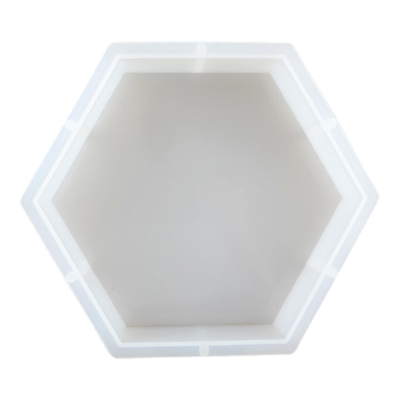 Magideal - Hexagonal De Silicona Diy, Sujetalibros De Hojas Secas , Decoración Para Hogar, De Fundición De Resina Para La , 6.9x6.1x2.1 Pulgadas