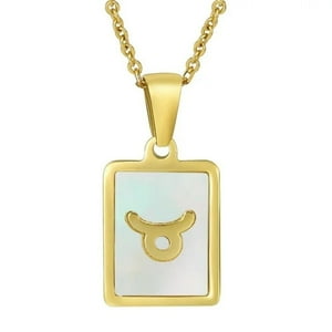 Collar Heshpaws Constellation Shell 18K Gold Plated Dorado