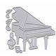 thumbnail image 1 of Troqueles De Corte Para Scrapbooking Con Plantilla De Relieve De Piano, 1 of 6