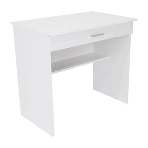 Fmfurniture - Escritorio 1 Cajon 80X73X49,8 Cm Blanco - Compacto Y Funcional