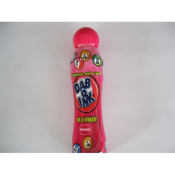 Marcador para Bingo Dab-O-Ink Magenta 90 ml con Agarre Cómodo