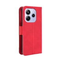 Funda Tipo Billetera Foxdock Para Xiaomi Redmi Note 14 Pro 4G – Tapa Flip Con Tarjetero