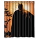 thumbnail image 1 of Cortina de ducha de Batman Begins, juego de cortina de baño con ganchos, tamaño 60 x 72 pulgadas, 1 of 3