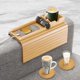 thumbnail image 1 of Bandeja portavasos AuroraSynth Bamboo con 2 posavasos, 1 of 8